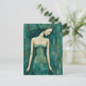 Mermaid Briefkaart (Staand voorkant)