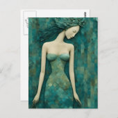 Mermaid Briefkaart (Voorkant / Achterkant)