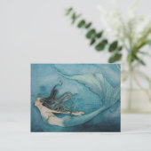 Mermaid Briefkaart (Staand voorkant)