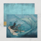 Mermaid Briefkaart (Voorkant / Achterkant)