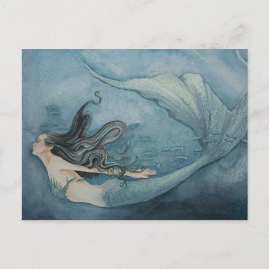 Mermaid Briefkaart (Voorkant)