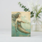 Mermaid Briefkaart (Staand voorkant)