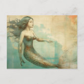 Mermaid Briefkaart (Voorkant)