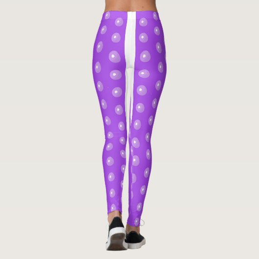 Mermaid Bubble Tights - Paars Leggings (Achterkant)