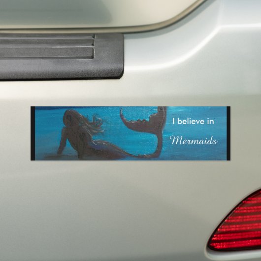 Mermaid Bumpersticker (Op auto)