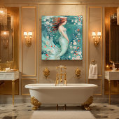 Mermaid Canvas Afdruk