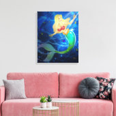 Mermaid Canvas Afdruk (Insitu (Woonkamer))