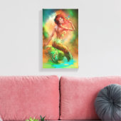 Mermaid Canvas Art (Insitu (Woonkamer))
