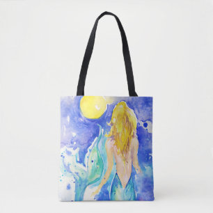 Mermaid Canvas tas