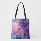 Mermaid Canvas tas (Voorkant)