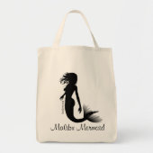 Mermaid Canvas tas White (Voorkant)
