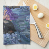 Mermaid Castle Theedoek (Quarter Fold)