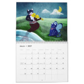 Mermaid Cat Calendar Kalender (Mar 2027)