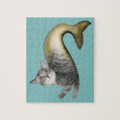 Mermaid Cat Legpuzzel (Verticaal)