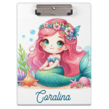 Mermaid clipboard