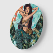 Mermaid Clock Grote Klok (Hoek)