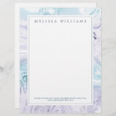 Mermaid Creative Professional Modern Letterhead Briefhoofd (Voorkant / Achterkant)