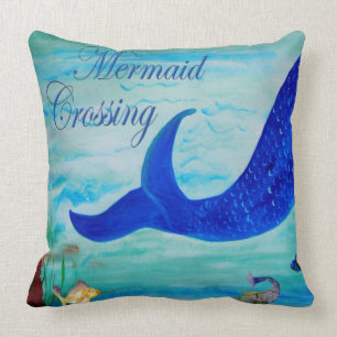 Mermaid Crossing goot kussen