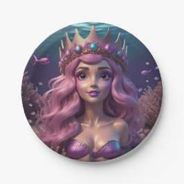 Mermaid Crown Papieren Bordje