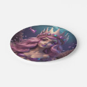 Mermaid Crown Papieren Bordje (Gekanteld)