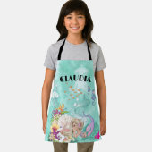 Mermaid Cute Green Starfish Personal Schort (Insitu)