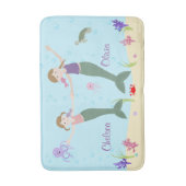 Mermaid Dark Blonde Sisters Personeelsformatie Bat Badmat (Voorkant Verticaal)