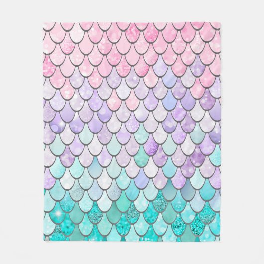 Mermaid Decor Fleece Blanket (Voorkant)