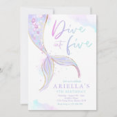 Mermaid Dive in Vijf Vijfde Dag Partij Kaart (Voorkant)