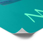 Mermaid & Dragon Poster (Hoek)