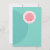 Mermaid dreams birthday invitation (Dos)