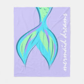 Mermaid Dreams Fleece Blanket Deken (Voorkant)