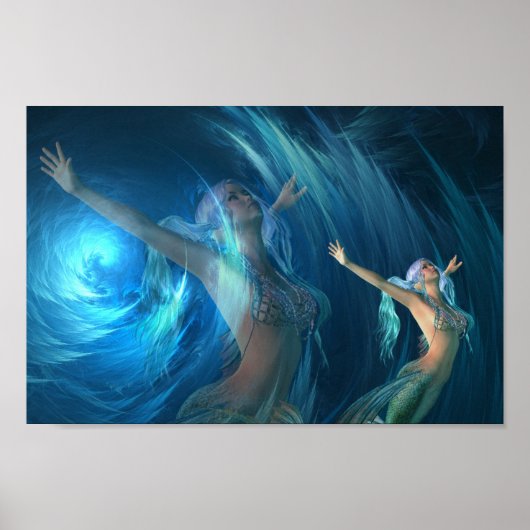 Mermaid Dreams Inspirerend Poster (Voorkant)
