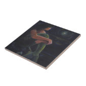 Mermaid en de maan tegeltje (Zijkant)