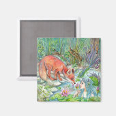 Mermaid en Fox Magneet (Voorkant / Achterkant)