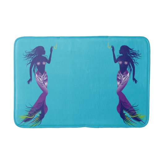 Mermaid en Golden Hook Badmat (Voorkant)
