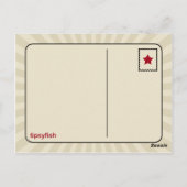 Mermaid Fairy Briefkaart (Achterkant)