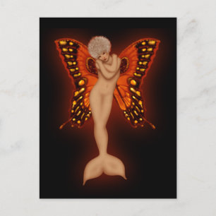 Mermaid Fairy Briefkaart