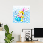 Mermaid Fairy Princess print (Thuiskantoor)