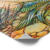 Mermaid Fairy Tale van Elenore Abbott Poster (Hoek)