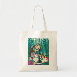 Mermaid Family Canvas tas