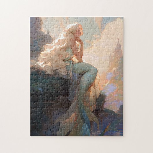 Mermaid Fantasy Art Legpuzzel (Verticaal)