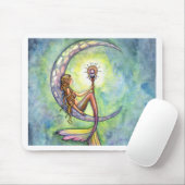 Mermaid Fantasy Fairy Art van Molly Harrison Muismat (Met muis)