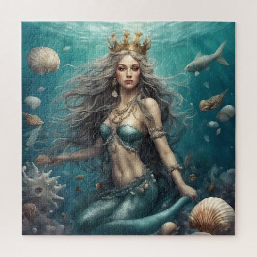Mermaid Fantasy Legpuzzel (Verticaal)