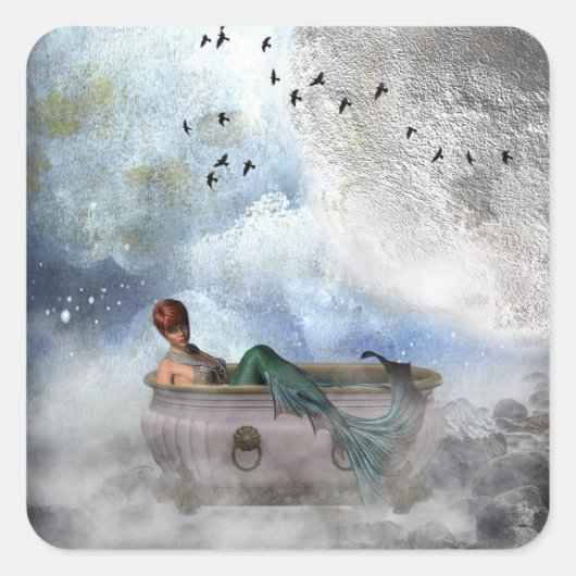 Mermaid Fantasy World Sticker (Voorkant)