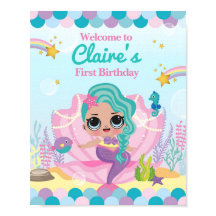 Mermaid First Birthday