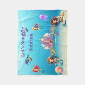 Mermaid Fleece Blanket (Voorkant)
