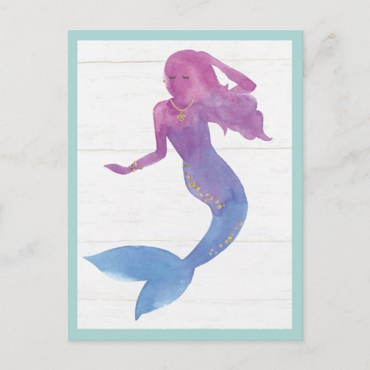 Mermaid Friends III Briefkaart (Voorkant)