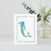 Mermaid Friends IV Briefkaart (Staand voorkant)