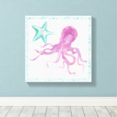Mermaid Friends V Canvas Afdruk (Insitu (Houten vloer))