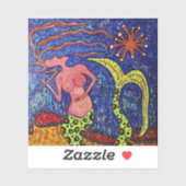 Mermaid Fun vinyl sticker (Vel)
